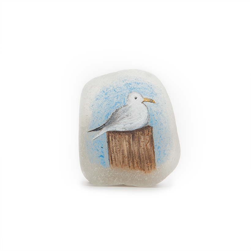 Seagull Painted Stone