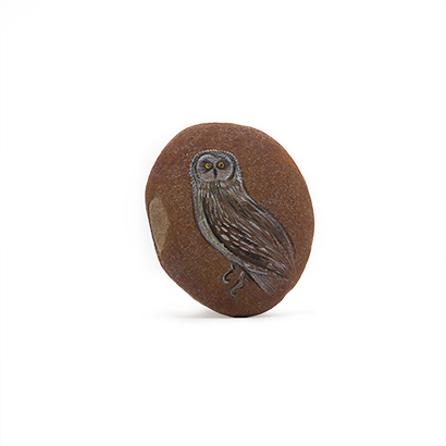Owl Painted Stone
